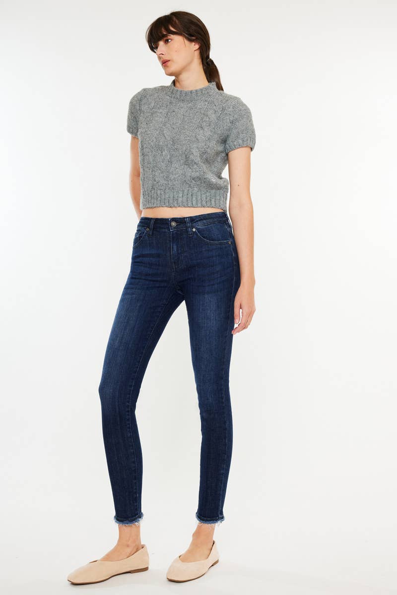 Dark, Mid Rise Kan Can jeans
