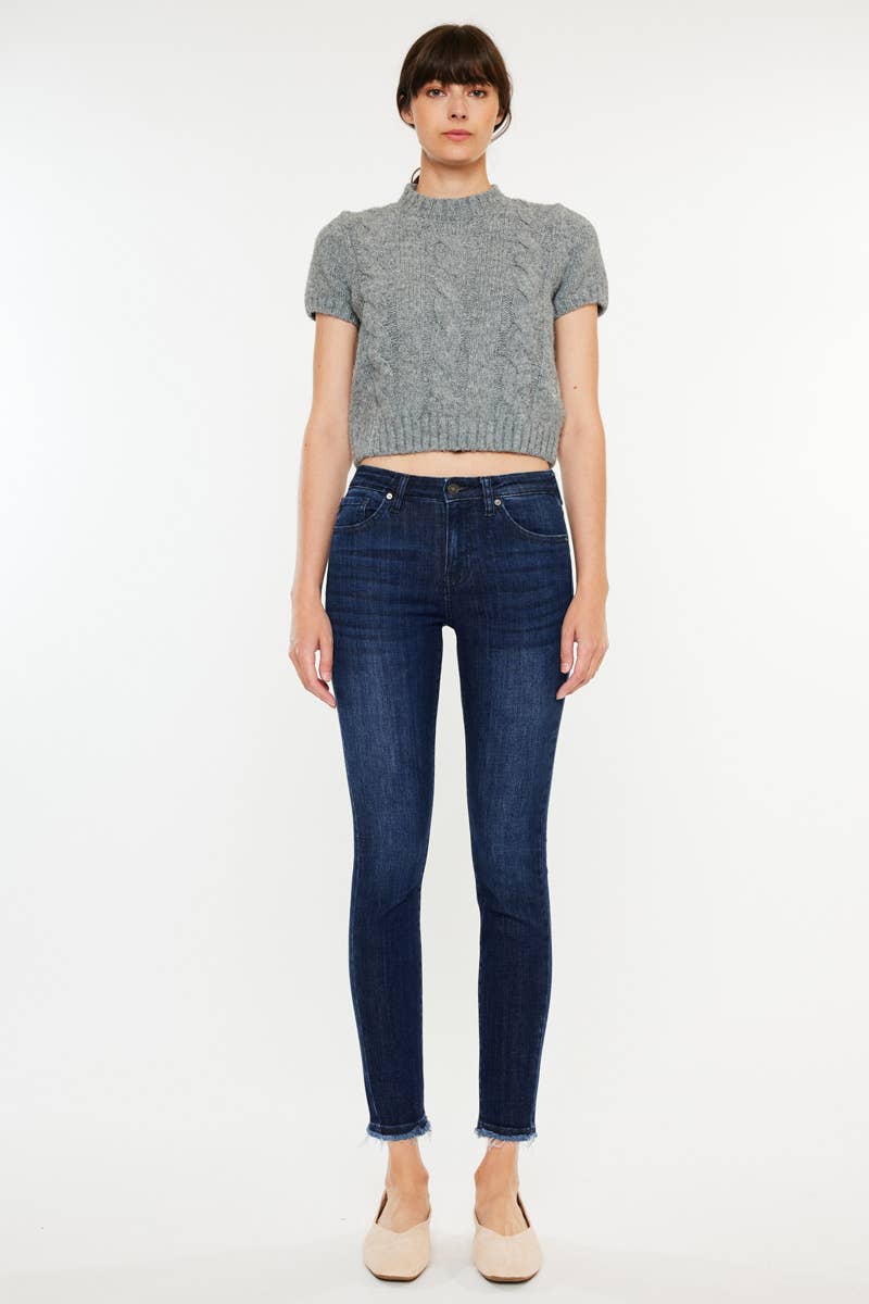 Dark, Mid Rise Kan Can jeans