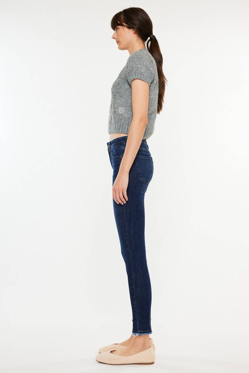 Dark, Mid Rise Kan Can jeans