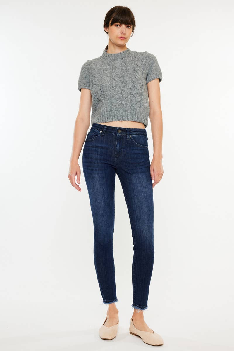 Dark, Mid Rise Kan Can jeans